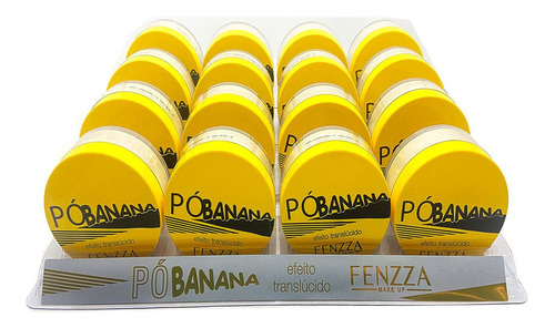 Imagem 1 de 3 de Atacado 16 Pó Banana Fixador Translucido Finalizador Fenzz