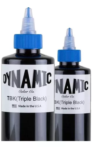 Tinta para tatuar Dynamic Triple Black 8 oz. – Tatudemia Tattoo Supply