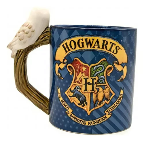 Taza vintage cerámica Hogwarts House