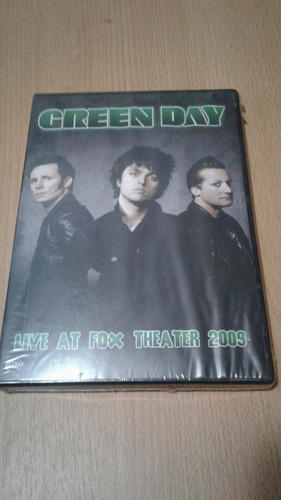 Green Day Dvd Live At Fox Theater 2009