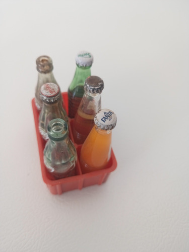 Mini Cajita Coca Cola, Fantas Y Sprite Rejita De Los 90's (Usado)