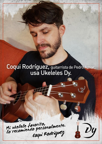 Imagen 5 de 10 de Ukelele Soprano Dy Cuerdas Aquila Funda *músico Profesional*