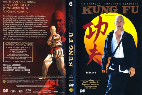 Kung Fu - David Carradien . Temp. 1 Completa (6 Dvds)