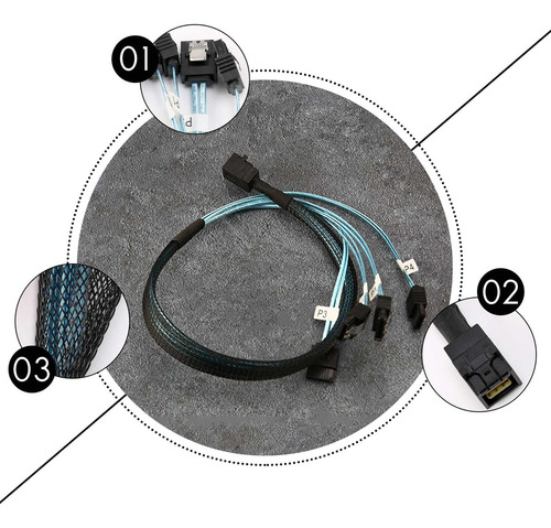 . Cable Interno De Sierra A La Barra, Sff-8643 A La Barra