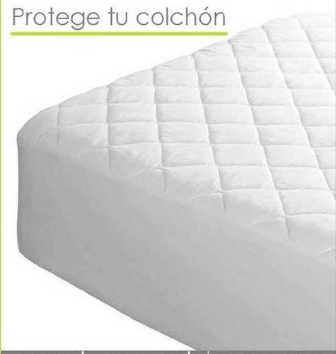 Protector De Colchón Acolchado Antiacaros - Cama Doble