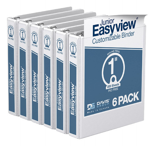 Easyview Premium - Mini Carpeta De 1 Pulgada, 8.5 X 5.5 PuLG