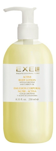  EXEL Emulsion Corporal NUTRIACTIVA Con Betacaroteno X 250 Ml