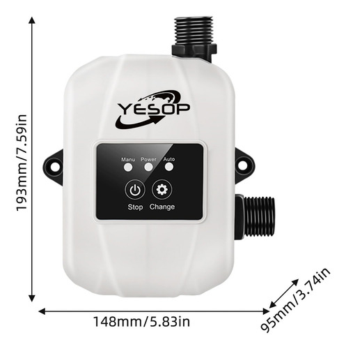 Bomba Presurizadora De Agua Para 2 Servicios Simultáneo Aumenta Presión - 9m 150w