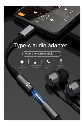 Adaptador De Áudio Digital Eee C4usb C A Para Fone De Ouvido
