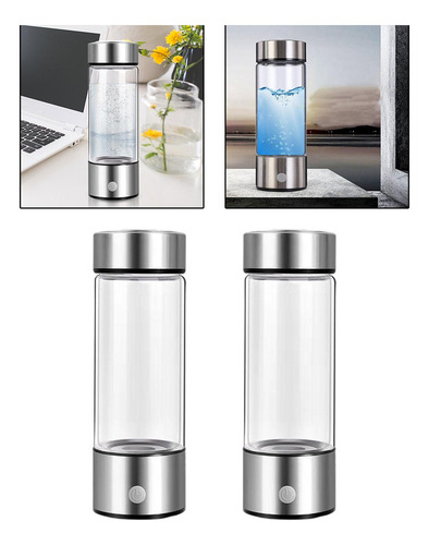 * 2pcs Durable Generador De Hidrógeno Botella De Agua Agua