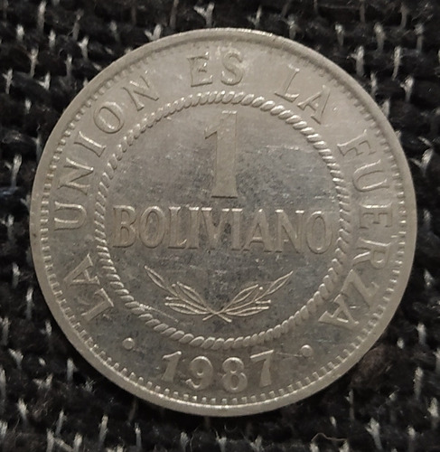 Moneda 1 Boliviano 1987 Bolivia 