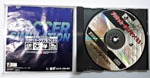 Jogo Lets Make J-league Pro Soccer Club Sega Saturn Original (Usado)