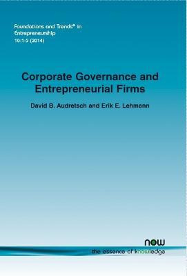 Libro Corporate Governance And Entrepreneurial Firms - Er...