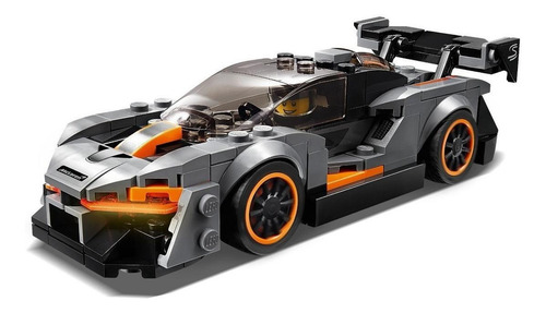 Bloques para armar Lego Speed Champions McLaren Senna 219 piezas en caja