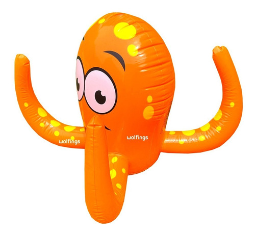 Imagen 7 de 10 de Pulpo Octopus Inflable Duchador Juguete Juego Agua Niños