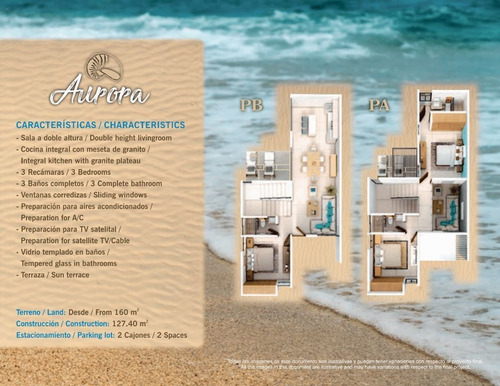 Imagen 4 de 16 de Casas En Venta, En Residencial Puerto Lindo Chelem Mod. Aurora.