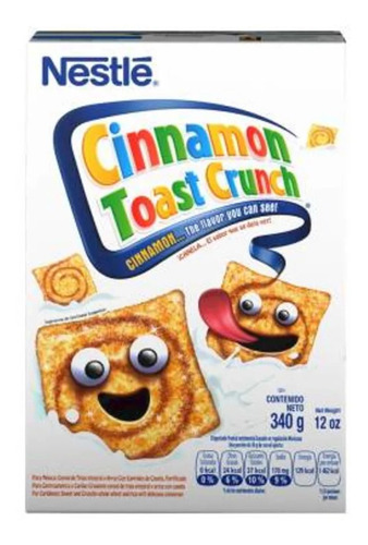 Cereal Nestlé Cinnamon Toast Crunch Sabor Canela 340 G