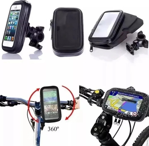 Imagen 2 de 4 de Soporte Base Porta Celular Bicicleta Moto Universal