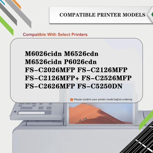 Kit 4 Toner Compatible Con Kyocera Tk-592 C5250 C2026 C2126