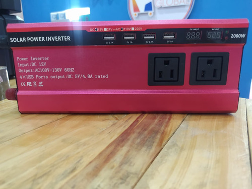 Inversor De Corriente Solar 2000w