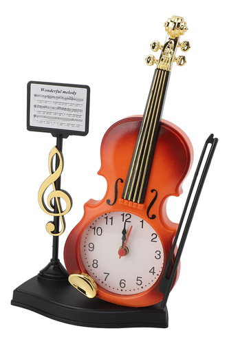 . Reloj Despertador Con Forma De Guitarra, Reloj De