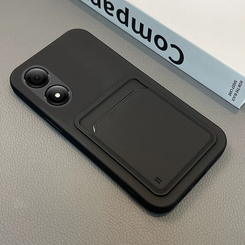 Funda Para Zte Blade A33s Lujo Tarjeta Tener Vidrio Membrana