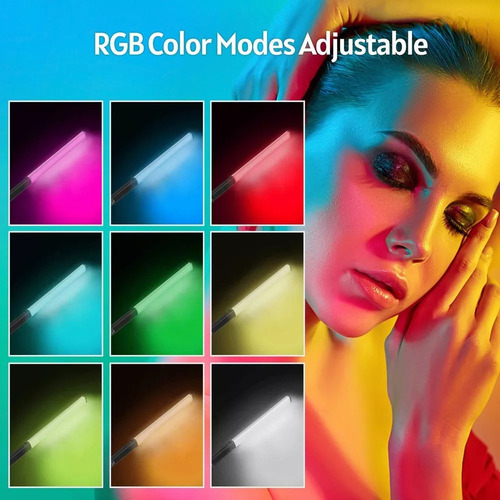 Barra De Luz Portátil Para Fotos Rgb.
