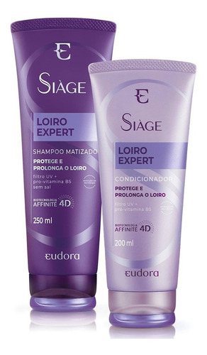 Siàge Loiro Expert - Shampoo Matizador + Condicionador