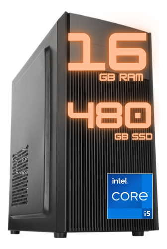  Cpu Computador Core I5 3.20ghz 3ºgen 16gb Ssd 480gb 500w