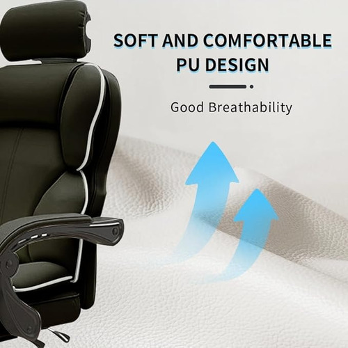 Silla De Escritorio Ajustable Acolchonado Reclinable 014-15®