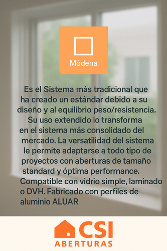 Ventana Proyectante Modena 80x40 | Aluminio Dvh Blanco Blanco