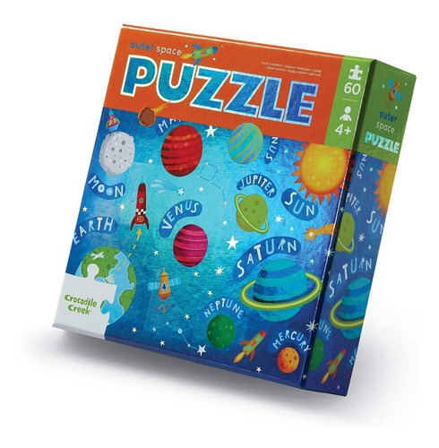 Puzzle 60 Piezas Brillantes Crocodile Creek