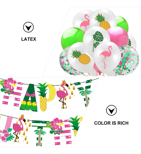 Baberos Reutilizables Para Decoración Hawaiana