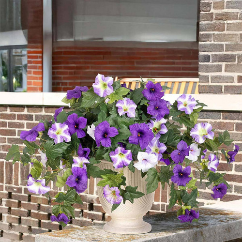 Flores Artificiales Para Exteriores Petunias Artificiales De