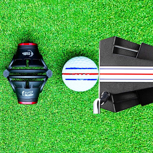 Kit Para Marcaje De Pelotas De Golf Con Esténcil Y Marcadore