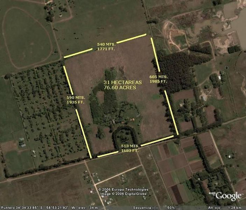 Lote Zona Polo General Rodríguez 32 Hectáreas