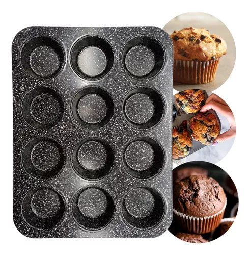 Molde Silicona Muffin X6 Repostería Apto Horno Magdalenas