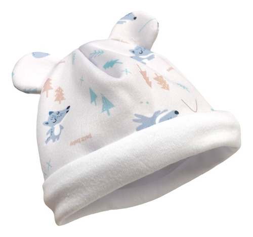 Gorrito Bebe Mibes Orejitas Con Estampado