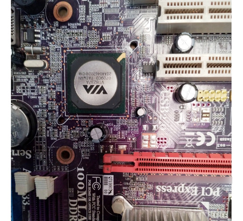 Tarjeta Madre Procesador Intel Chipset Via Vt8237  Ddr2 Sata