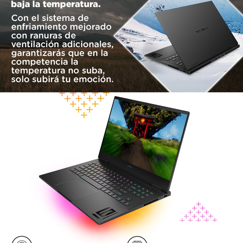 Laptop Gaming OMEN 16-xf0000la Negro AMD Ryzen 9 16 GB RAM GPU NVIDIA GeForce RTX 4070 1 TB SSD 16.1" FHD - Excelente (Reacondicionado)
