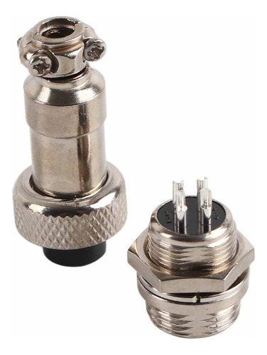 K Conector De 2/3/4/5/6 Pines Macho, Hembra De 12mm, 10