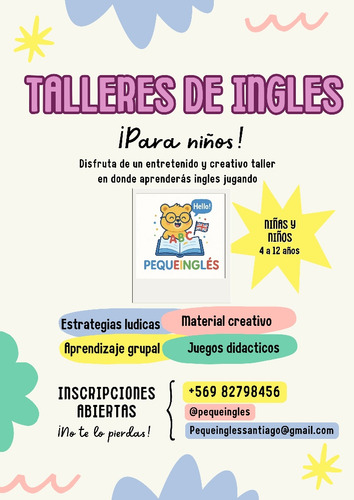 Clases Particulares De Inglés A Niños/as De 4 A 12 Años