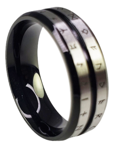 Anillo Runas Poder Ancestral Legado Acero Inoxidable A739
