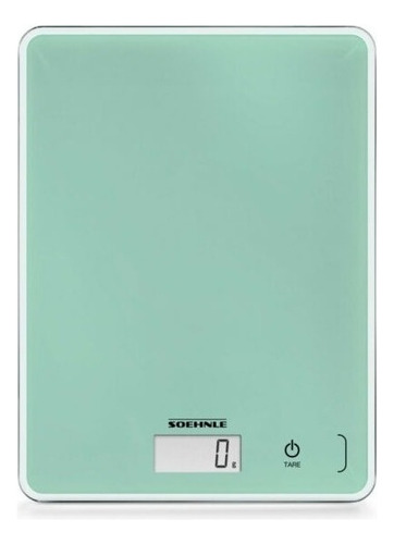 Balanza Cocina Leifheit 5 Kg Apagado Autom Super Compacta Capacidad Máxima 5 G Color Verde