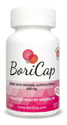 Supositorios Vaginales De Ácido Bórico De 600 Mg Boricap