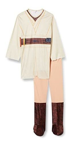 Traje Medio De Star Wars Obi-wan Kenobi Niño De Halloween (8