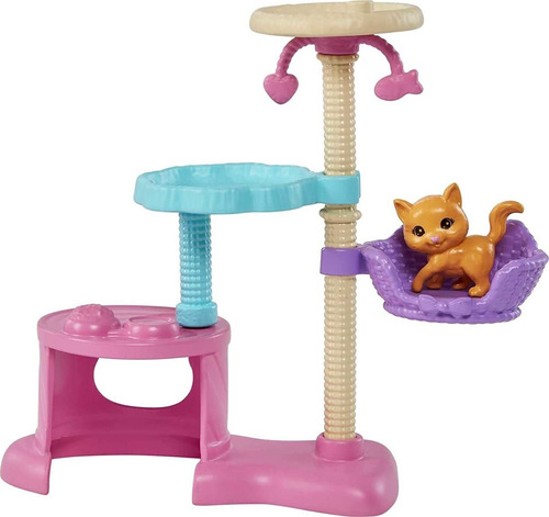 Imagem 5 de 7 de Barbie 2022 Kitty Condominio Gato Playset Animal Gateira
