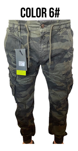 Pantalon Jogger Camuflaje Hombre Varon Camuflado Militar