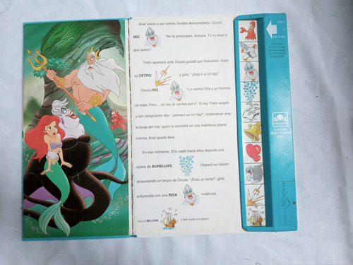 Libro Antiguo* Golden Sound Story :la Sirenita /disney Unico (Usado)