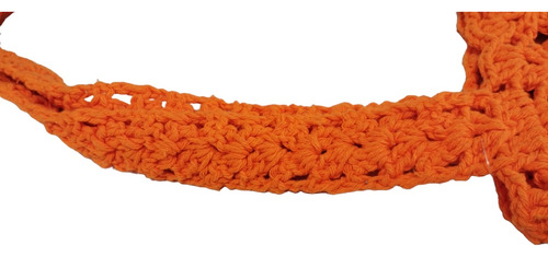 Bolsa De Crochê Em Fio De Algodão